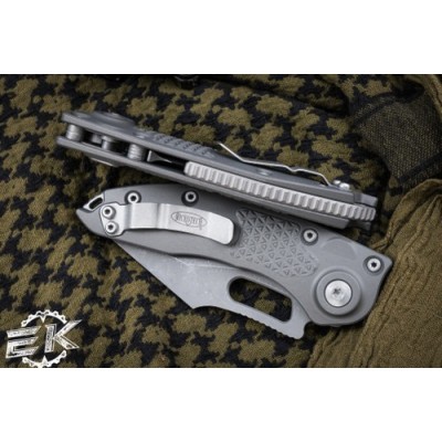 Microtech Stitch Automatic Knife – 3.75" Stonewash Apocalyptic