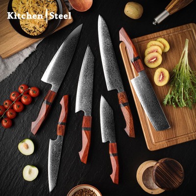 Infinity Japanese Pro Chef Knife Set – Damascus Steel & Sandalwood