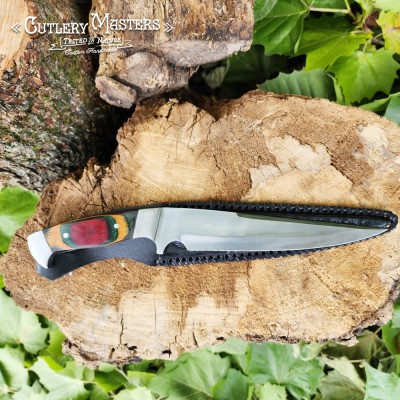 Nordic Edge Stainless Steel Expedition Blade with Colorwood Handle