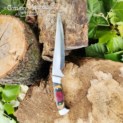 Nordic Edge Stainless Steel Expedition Blade with Colorwood Handle