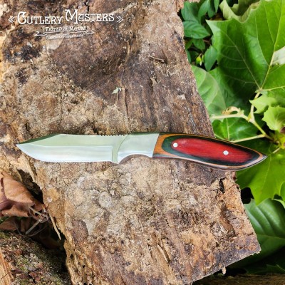 Raven Claw Stainless Steel Precision Blade with Colorwood Handle