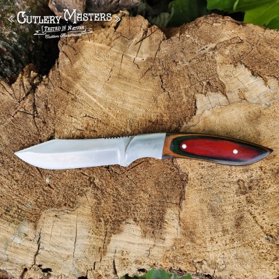 Raven Claw Stainless Steel Precision Blade with Colorwood Handle