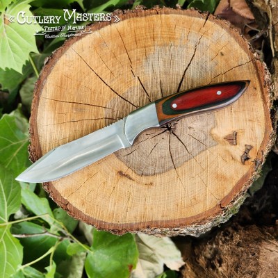 Raven Claw Stainless Steel Precision Blade with Colorwood Handle