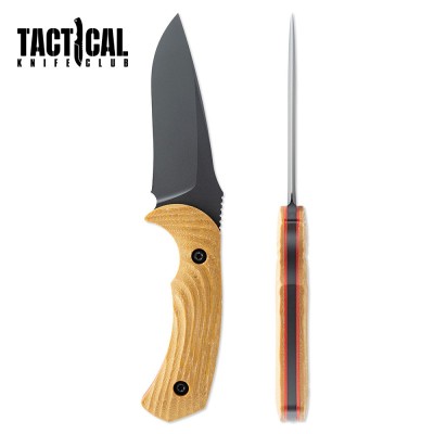 Pin-Up Mullet Fixed Blade Tactical Knife – M4 Steel & Micarta Handle