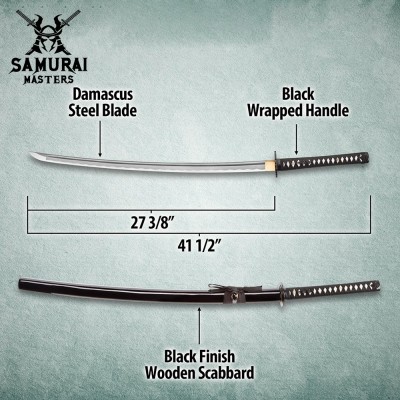 Royal Warrior Handmade Samurai Sword – Damascus Blade