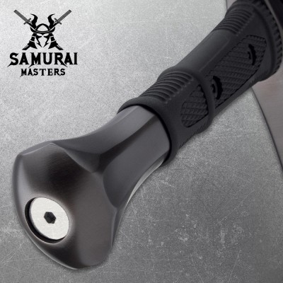 Tactical Midnight Forge Broadsword - Carbon Steel Blade, Sleek Design