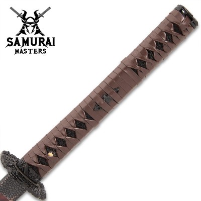 Kraken Katana – Legendary Steel Blade & Leather Scabbard