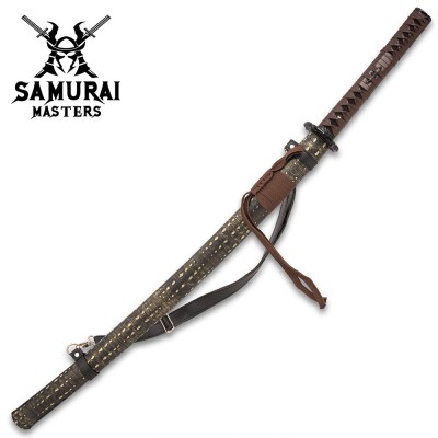 Kraken Katana – Legendary Steel Blade & Leather Scabbard