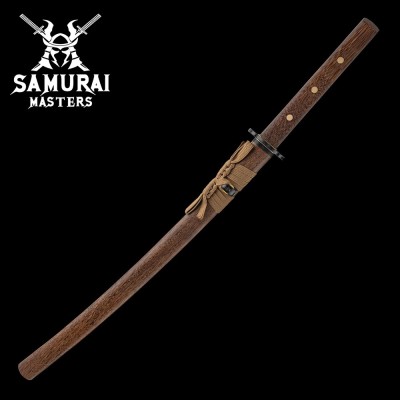 Tigerwood Wakizashi – Handcrafted Samurai Sword