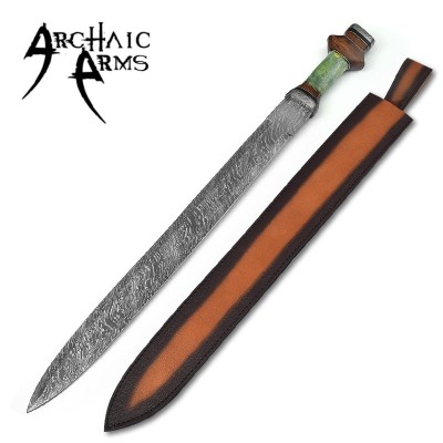 Medieval Roman Damascus Steel Gladiator Spatha Sword