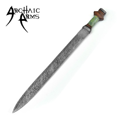 Medieval Roman Damascus Steel Gladiator Spatha Sword