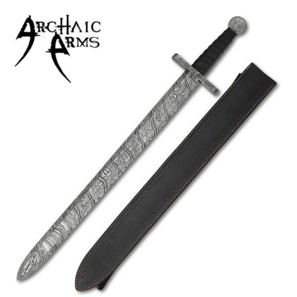 Sword with Leather Handle and Adjustable Sheath – Perfect for Collectors