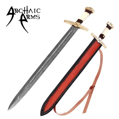 Formidable King Damascus Steel Viking Sword – Fit for a Warrior