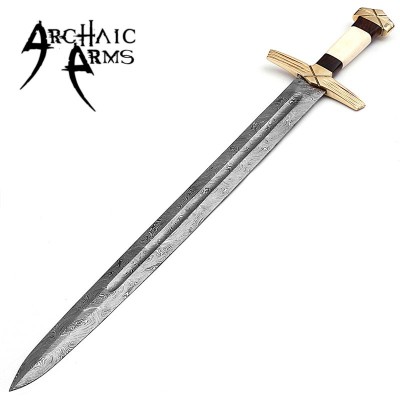 Formidable King Damascus Steel Viking Sword – Fit for a Warrior