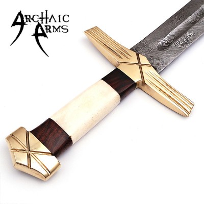 Formidable King Damascus Steel Viking Sword – Fit for a Warrior