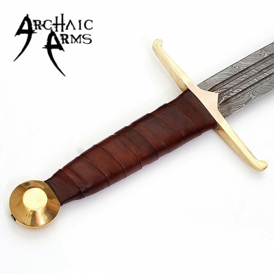 Full Tang Battle Cry Damascus Berserker Sword – Hand-Forged