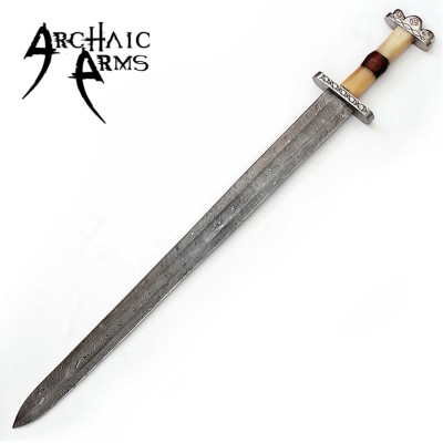 Anglo Saxon No Man’s Land Damascus Battle Sword – Warrior’s Blade