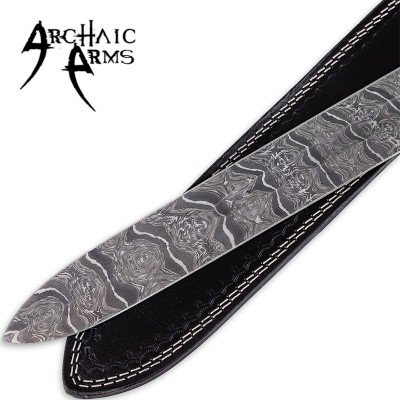 Medieval European Damascus Arming Sword – Regal & Battle-Ready