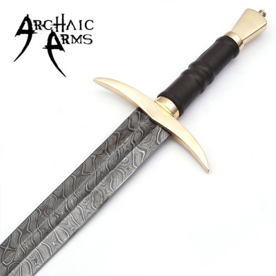 Damascus Steel Viking Sword – Hand-Forged Battle-Ready Blade