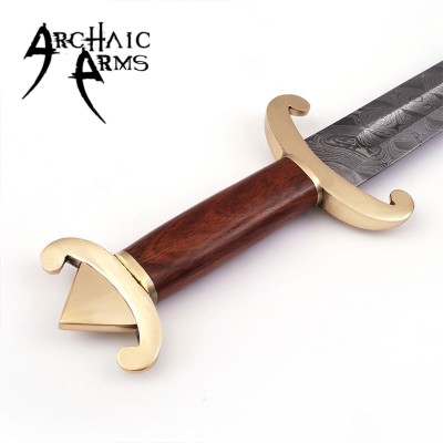 Carolingian Damascus Steel Sword – Hand-Forged Medieval Replica