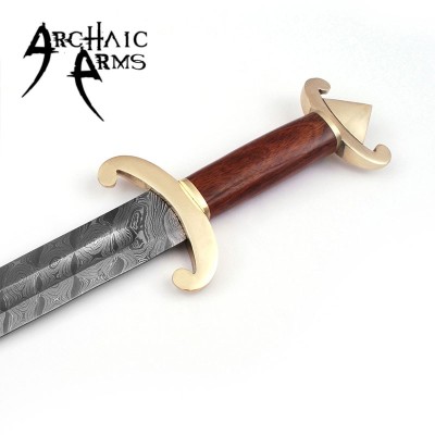 Carolingian Damascus Steel Sword – Hand-Forged Medieval Replica