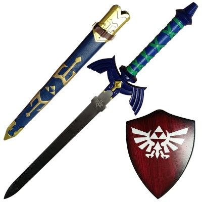 Zelda Series Sword Replica – Stainless Steel & Leather Scabbard