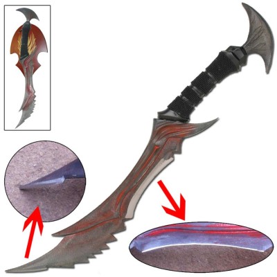 Full-Size Demon Warrior Dagger – RPG Fantasy Display Weapon