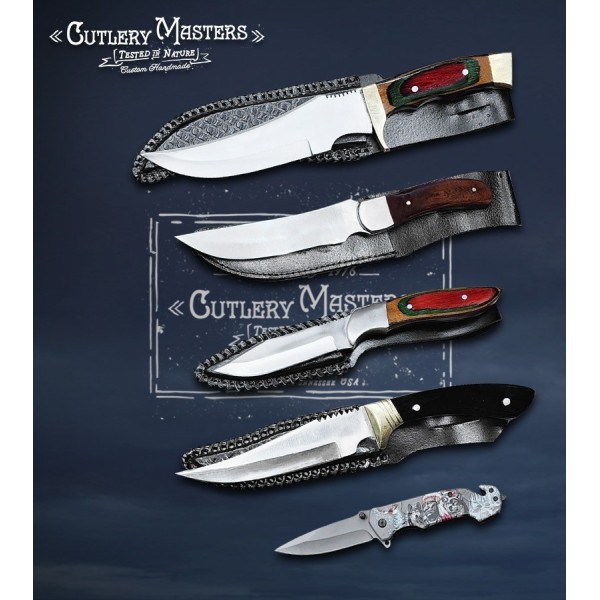 Cutlery Masters® “Survival Simplified Essentials Knives Set”