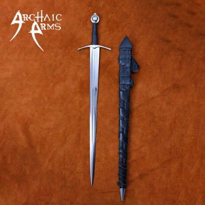 Medieval Knight Sword Battle-Ready 5160 Steel Blade