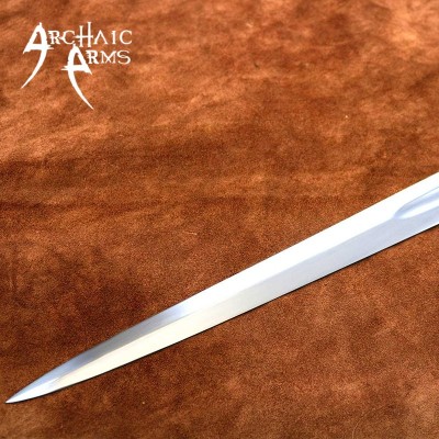 Black Knight Medieval Sword – Full-Tang, Dual-Tempered Steel Blade