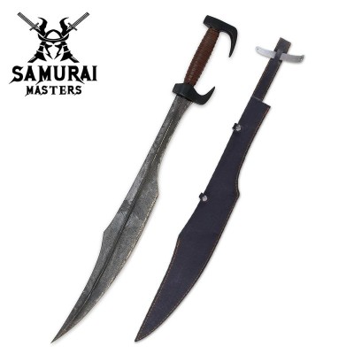 300 Spartan Warrior Replica Sword – 33” Carbon Steel Blade