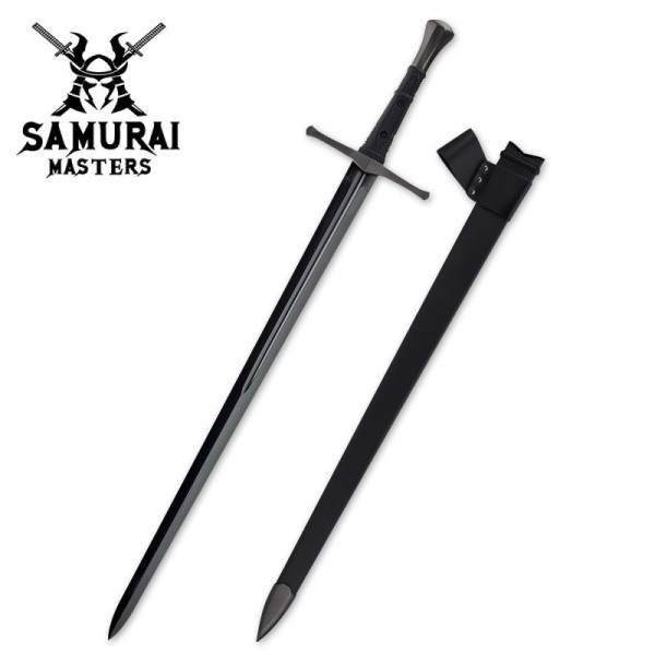 Tactical Midnight Forge Broadsword - Carbon Steel Blade