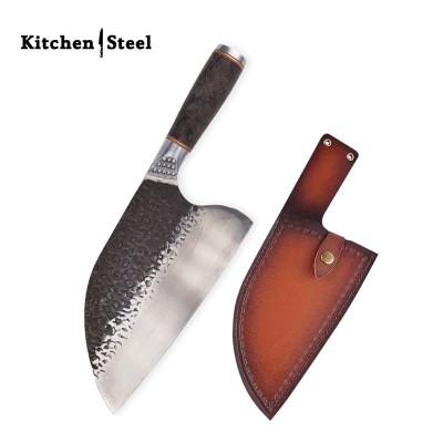 Hand-Forged Butcher Knife – Razor-Sharp, Durable & Versatile