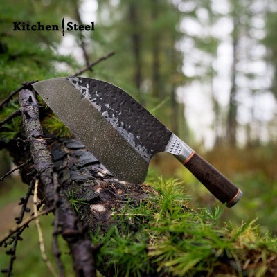 Hand-Forged Butcher Knife – Razor-Sharp, Durable & Versatile