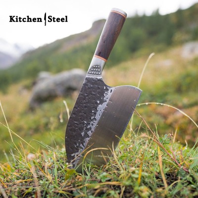 Hand-Forged Butcher Knife – Razor-Sharp, Durable & Versatile