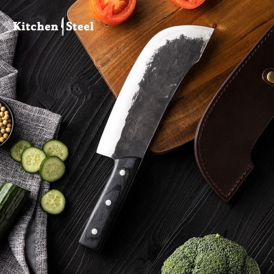 Nikushoku Hand-Forged Butcher Knife – Razor-Sharp & Durable