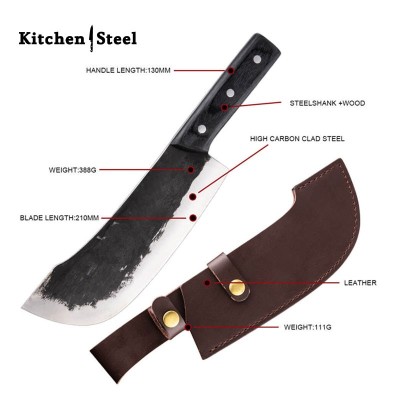 Nikushoku Hand-Forged Butcher Knife – Razor-Sharp & Durable