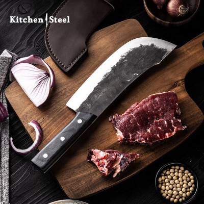 Nikushoku Hand-Forged Butcher Knife – Razor-Sharp & Durable