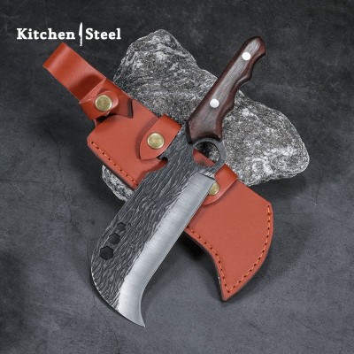 Shuryo Hand-Forged Butcher Knife – Razor-Sharp & Durable