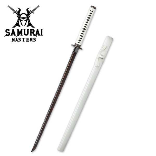 White Knight Black Damascus Sword