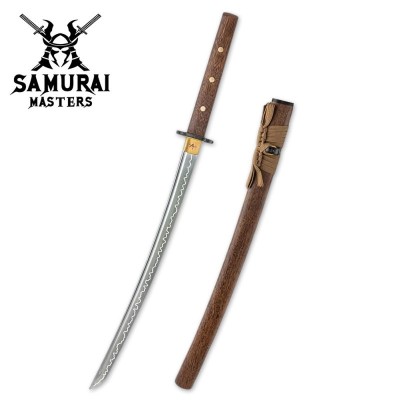 Tigerwood Wakizashi – Handcrafted Samurai Sword