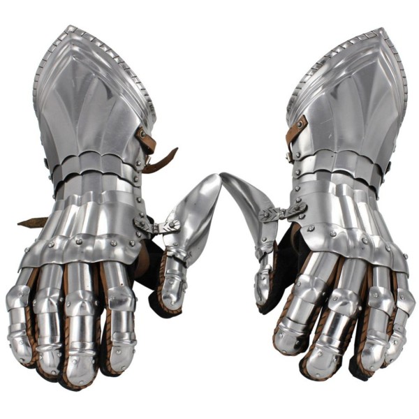 Ironclad Polished Knights Gauntlets – Elite Hand Protection