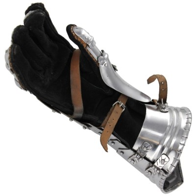 Ironclad Polished Knights Gauntlets – 16G Steel Medieval Armor