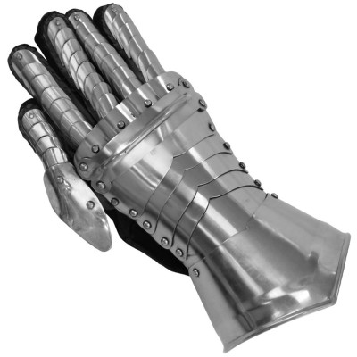 Medieval Gothic Gauntlets – 18G Steel Functional Gloves