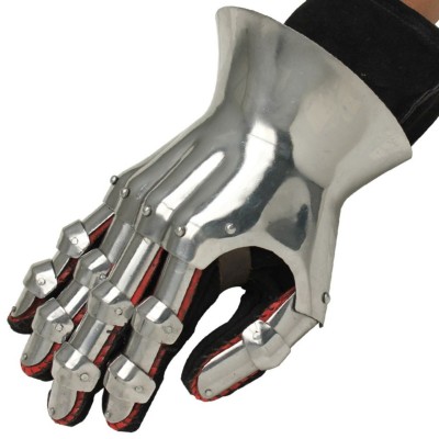 Medieval Renaissance Functional Hourglass Gauntlets – 16G Steel