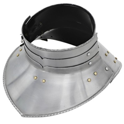 Heavy-Duty Steel Gorget – Authentic Neck Armor for Reenactments & LARP