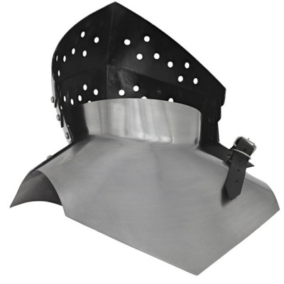 Medieval Shutter Gorget – Premium Neck Armor for LARP & Reenactments