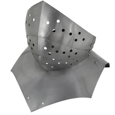 Medieval Shutter Gorget – Premium Neck Armor for LARP & Reenactments