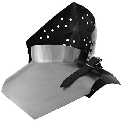 Medieval Shutter Gorget – Premium Neck Armor for LARP & Reenactments