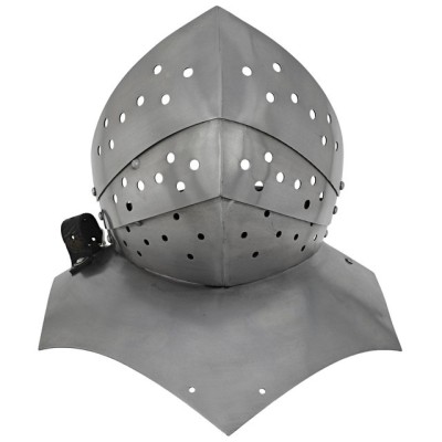 Medieval Shutter Gorget – Premium Neck Armor for LARP & Reenactments